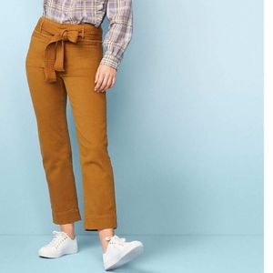 Free Shipping NWT Loft Slim Tie Waist Ankle Pant